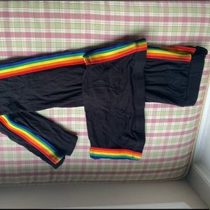 Rainbow striped set